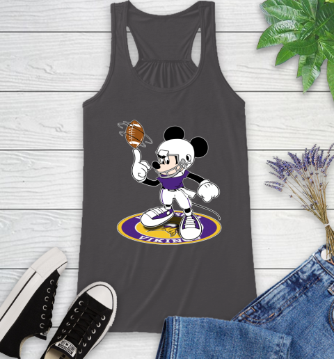 NFL Football Minnesota Vikings Cheerful Mickey Disney Shirt Racerback Tank 12