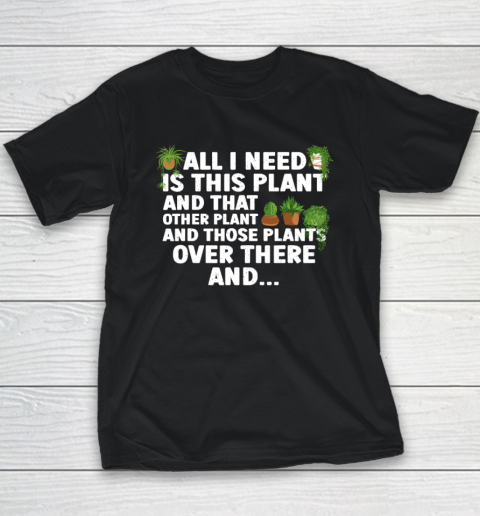 Funny Plant Art Gardening Garden Plant Lovers Youth T-Shirt