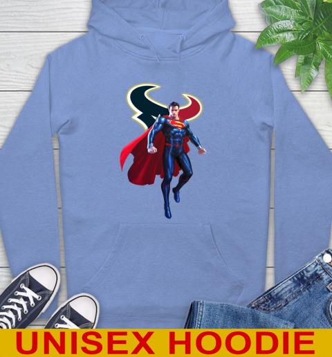 NFL Superman DC Sports Football Houston Texans Hoodie 11