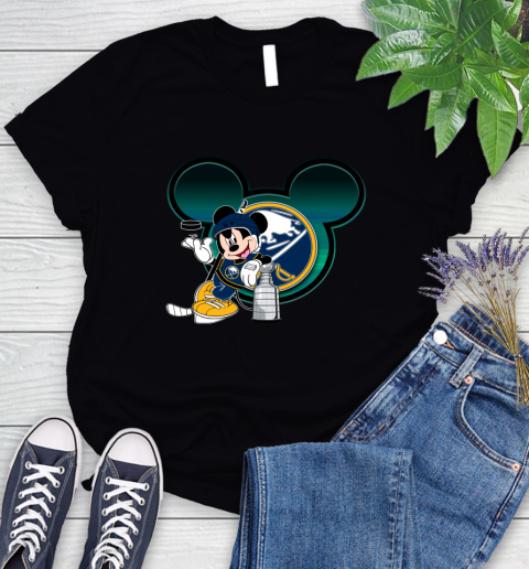 NHL Buffalo Sabres Stanley Cup Mickey Mouse Disney Hockey T Shirt Women's T-Shirt 2