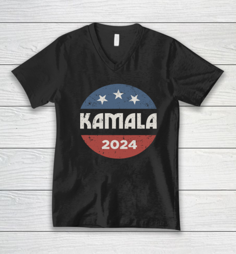 Kamala Harris 2024 For President Campaign V-Neck T-Shirt