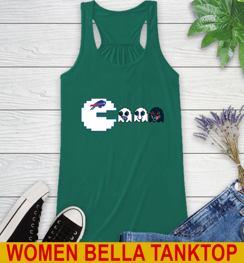 Buffalo Bills NFL Football Pac Man Champion Racerback Tank 7