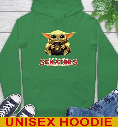 NHL Hockey Ottawa Senators Star Wars Baby Yoda Shirt 20