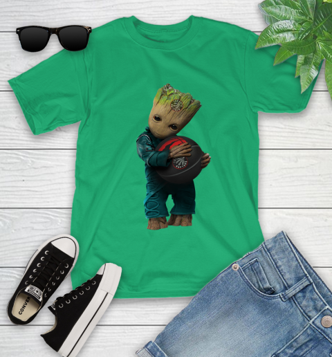 NBA Groot Guardians Of The Galaxy Basketball Sports Toronto Raptors Youth T-Shirt 6