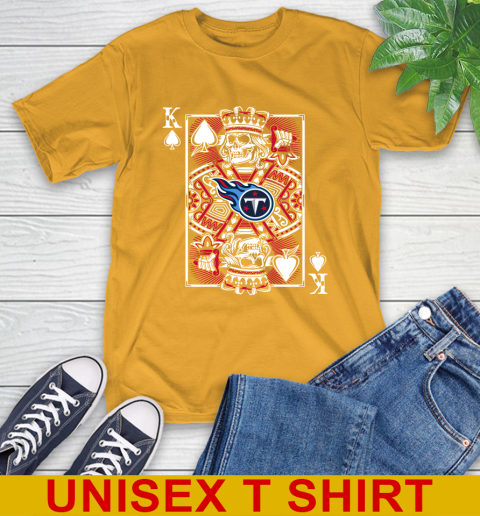 Tennessee Titans NFL Football The King Of Spades Death Cards Shirt T-Shirt 2