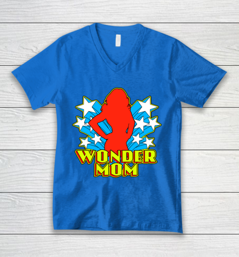 Wonder Mom Wonder Woman V-Neck T-Shirt 5