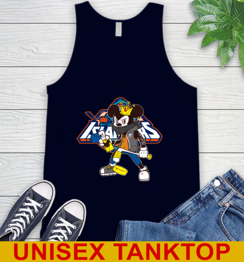 New York Islanders NHL Hockey Mickey Peace Sign Sports Tank Top 3