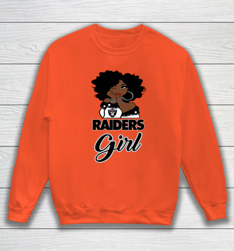 Oakland Raiders Girl NFL Sweatshirt 4