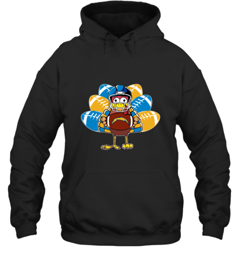 Los Angeles Chargers Turkey Football Thanksgiving Hoodie