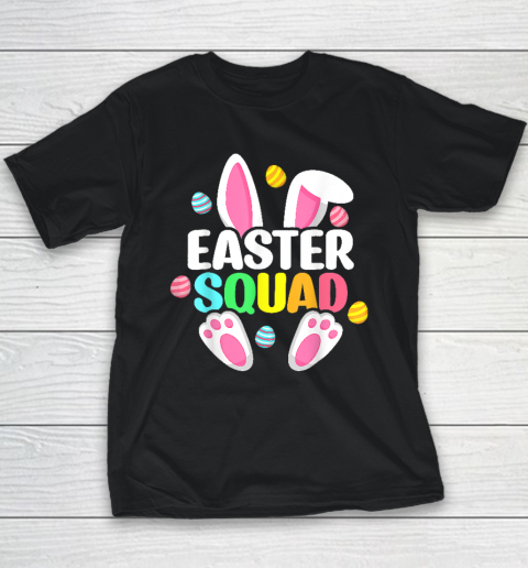Easter Squad Family Matching Easter Day Bunny Egg Hunt Group Youth T-Shirt