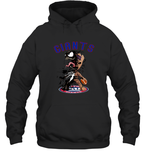 NFL New York Giants Football Venom Groot Guardians Of The Galaxy BL3xjPIFwTz hoodie 23 95 151514 front black