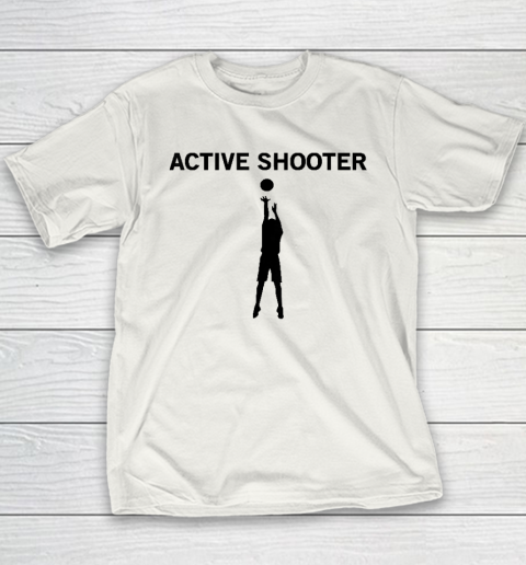 Active Shooter Basketball Lovers Youth T-Shirt
