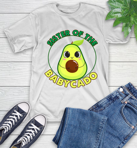 Nurse Shirt Funny Avocado Birthday Sister Of The Babycado T Shirt T-Shirt