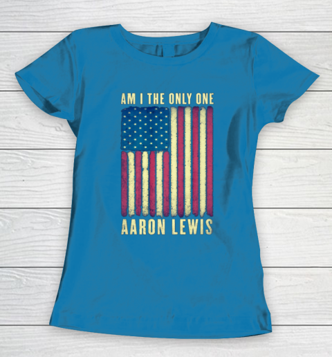 Aaron Lewis Am I The Only One America Flag Women's T-Shirt 6