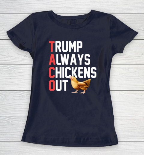 Political Trending TACO Trump Always Chickens Out Women's T-Shirt 2