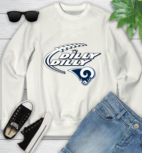 NFL Los Angeles Rams Dilly Dilly Football Sports Youth Sweatshirt