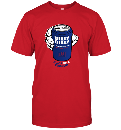Bud Light Dilly Dilly! New York Giants Birds Of A Cooler Unisex Jersey Tee
