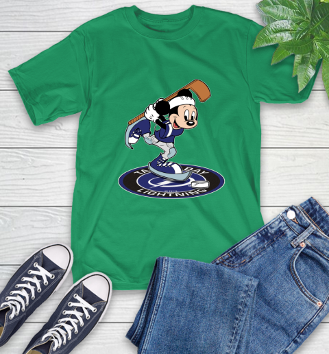 NHL Hockey Tampa Bay Lightning Cheerful Mickey Disney Shirt T-Shirt 8