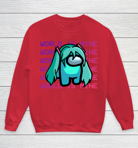 Among Us Shirt Hatsune Miku Imposter Youth Sweatshirt 7