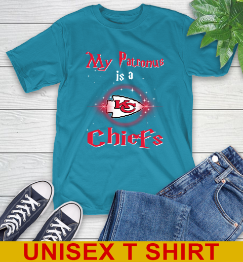 NFL Football Harry Potter My Patronus Is A Kansas City Chiefs T-Shirt 9