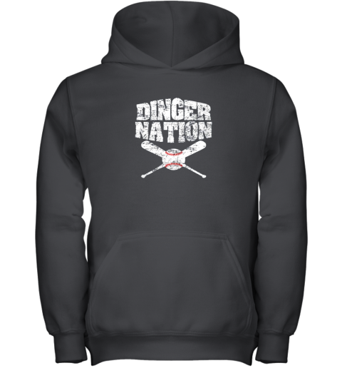 Dinger Nation Baseball Youth Hoodie