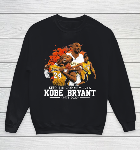 Rip Kobe Tee In Memory Of Kobe Bryant 2020 Youth Sweatshirt