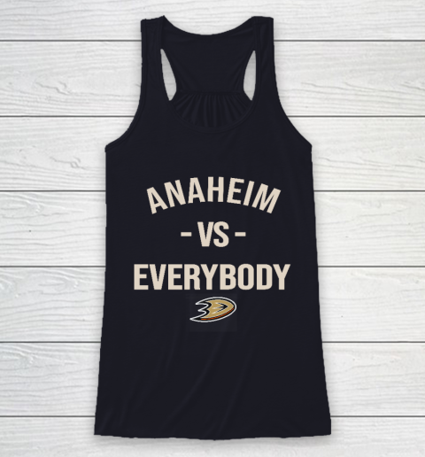 Anaheim Ducks Vs Everybody Racerback Tank 7