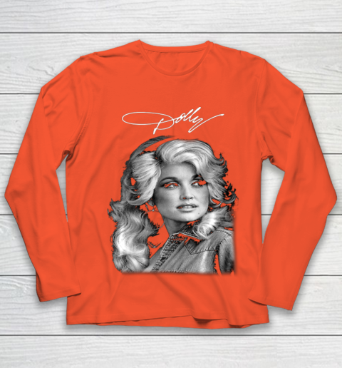 Dolly Parton Classic Vintage Signature Youth Long Sleeve 3