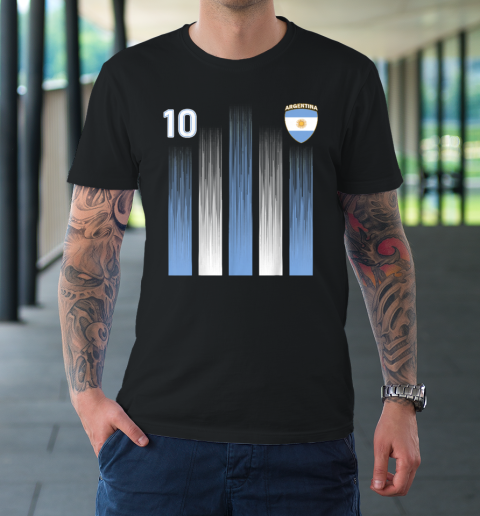Argentinaian Jersey Argentina Soccer Jersey 10 Football Fan T-Shirt