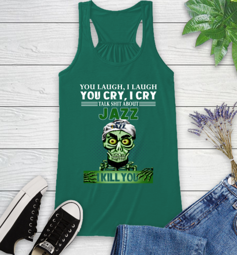 NBA Talk Shit About Utah Jazz I Kill You Achmed The Dead Terrorist Jeffrey Dunham Basketball Racerback Tank 6