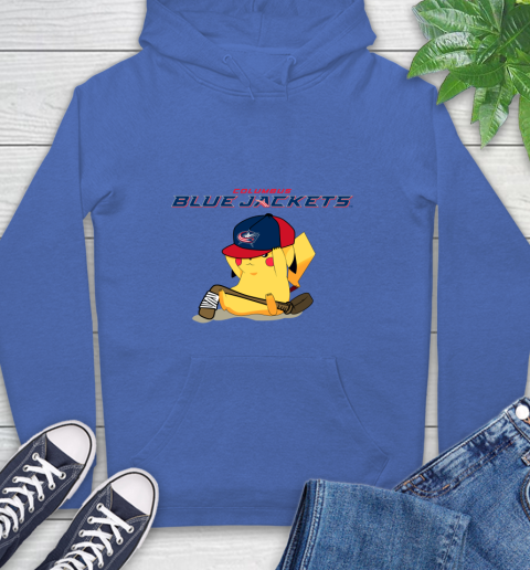 NHL Pikachu Hockey Sports Columbus Blue Jackets Hoodie 9