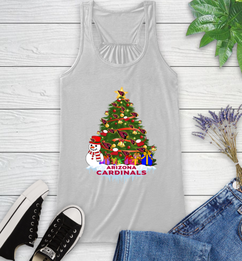 Arizona Cardinals Merry Christmas NFL Football Sports Racerback Tank
