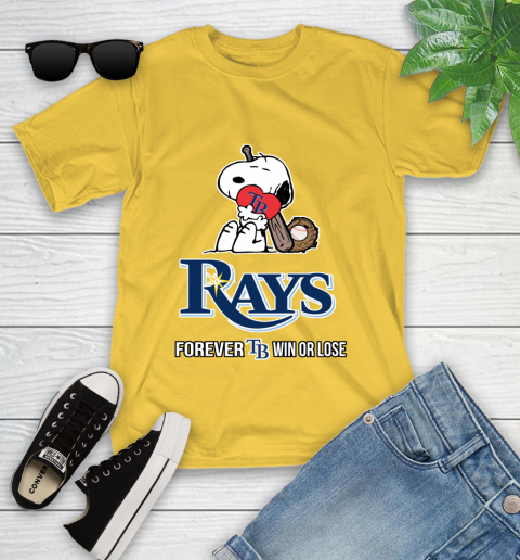 MLB The Peanuts Movie Snoopy Forever Win Or Lose Baseball Tampa Bay Rays 110