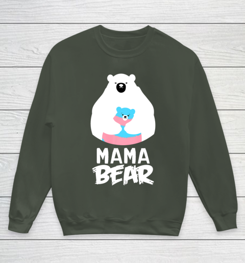 Mama Bear Transgender Shirt LGBT Pride Youth Sweatshirt 8