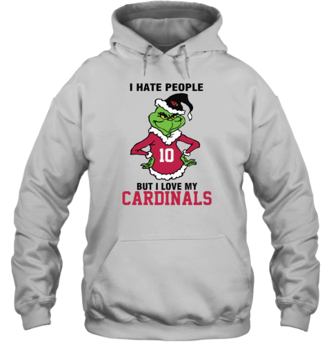 I Hate People But I Love My Cardinals Arizona Cardinals NFL Teams Hoodie