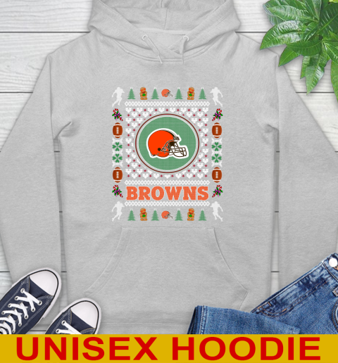 Cleveland Browns Merry Christmas NFL Football Loyal Fan Hoodie 6