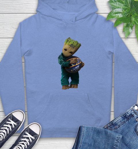 NBA Groot Guardians Of The Galaxy Basketball Sports Utah Jazz Hoodie 11
