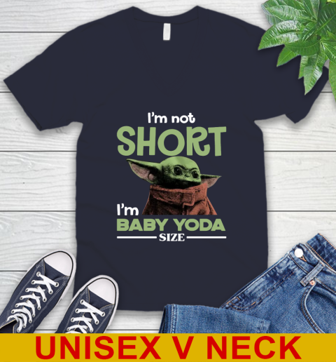 I'm Not Short I'm Baby Yoda Size Funny Star Wars Shirts 48