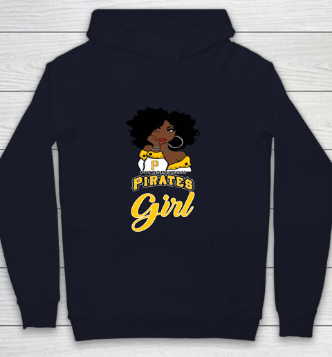 Pittsburgh Piratess Girl MLB Youth Hoodie 3