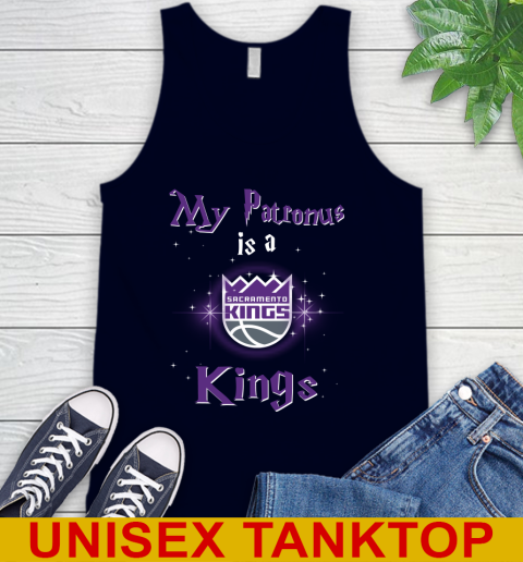 NBA Basketball Harry Potter My Patronus Is A Sacramento Kings Tank Top 2