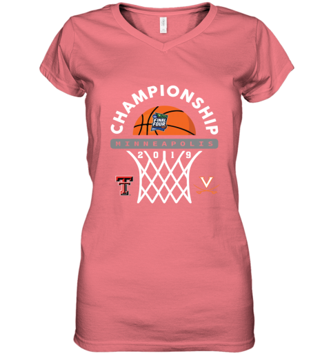 yqwf texas tech championship women v neck t shirt 39 front coral