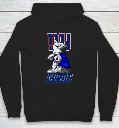 NFL Football My Cat Loves New York Giants Hoodie