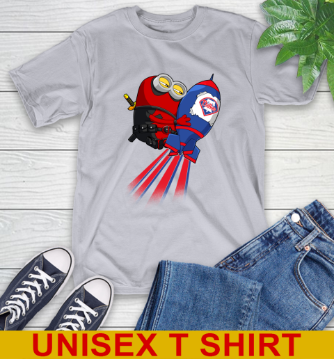 MLB Baseball Philadelphia Phillies Deadpool Minion Marvel Shirt T-Shirt 6 MLB Baseball Philadelphia Phillies Deadpool Minion Marvel Shirt T-Shirt - Image 6