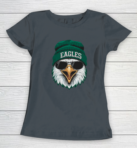 Cool Face Eagles With Sunglasses Vintage Funny Women's T-Shirt 3