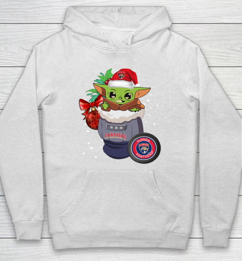 Florida Panthers Christmas Baby Yoda Star Wars Funny Happy NHL Hoodie