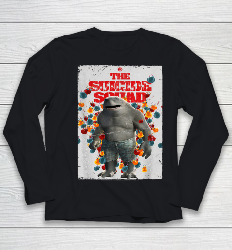 The Suicide Squad King Shark Poster Youth Long Sleeve