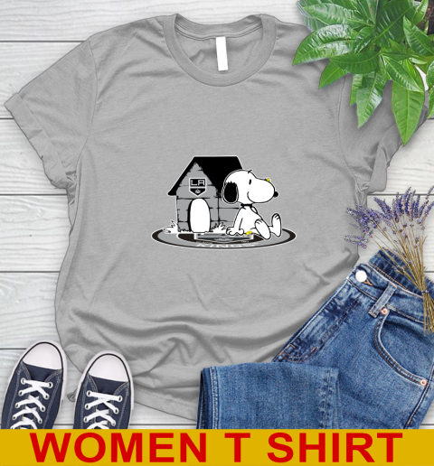 NHL Hockey Los Angeles Kings Snoopy The Peanuts Movie Shirt Women's T-Shirt 5