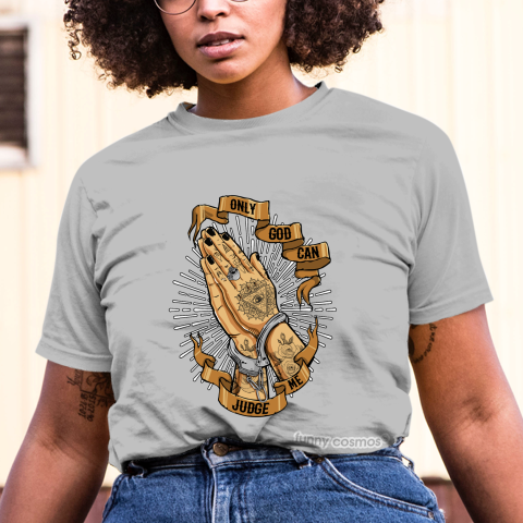 Air Jordan 1 Rookie of the Year matching sneaker tshirt Only God Can Judge Me Brown and White Jordan Tshirt