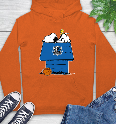 Dallas Mavericks NBA Basketball Snoopy Woodstock The Peanuts Movie Hoodie 5
