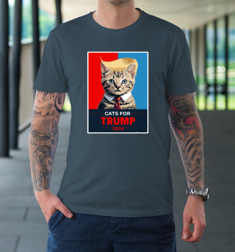 Cats For Trump 2024 Election T-Shirt 4